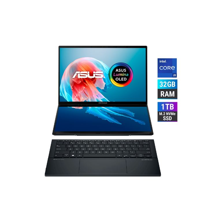 Laptop Zenbook Duo 2024 i9 32GB 1TB W11 OLED 14