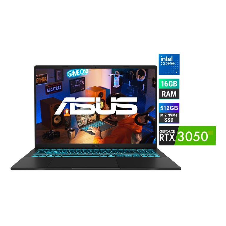 Laptop V16 Core7 16GB RAM 512GB SSD RTX 3050 6GB W11H