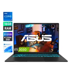 ASUS - Laptop Vivobook16 Core7 16GB 512GB RTX 3050 6GB W11