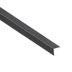DECORPLAS - Perfil en L para Wall Panel Color Negro