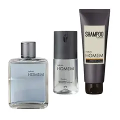 NATURA - HOMEN KIT Toilette 100 ml + Desodorante + shampo