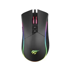 HAVIT - Mouse Gamer USB MS1001S Negro RGB 4800 DPI