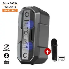 LIDIMI - Parlante X-BASS 90W USB FM BT Karaoke LD-S012AC