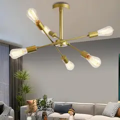 GENERICO - Lámpara Colgante Camil Golden