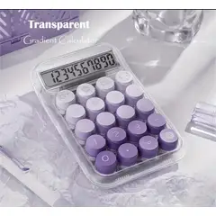 GENERICO - CALCULADORA VINTAGUE LILA DE 10 DIGITO