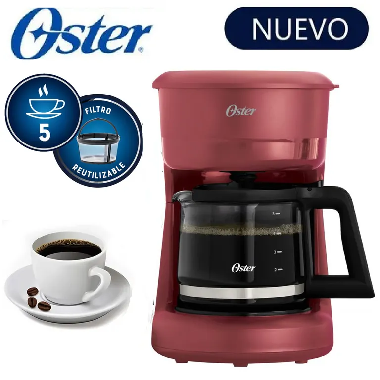 Cafetera 5tz de Filtro reutilizable BVSTDCS51R -Rojo