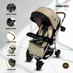 BABY - Coche Cuna de Lujo «MERCURY» Beige
