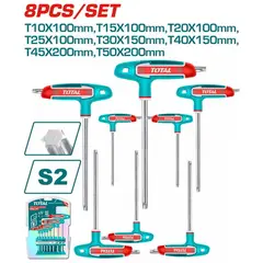 TOTAL TOOLS - KIT LLAVES TORX EN T