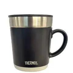 THERMOS - Taza Térmica Negra 350ml - Acero Inoxidable - 10156045.