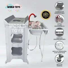 BABY - Bañera Cambiador «BAMORY » Edición Limitada Lila