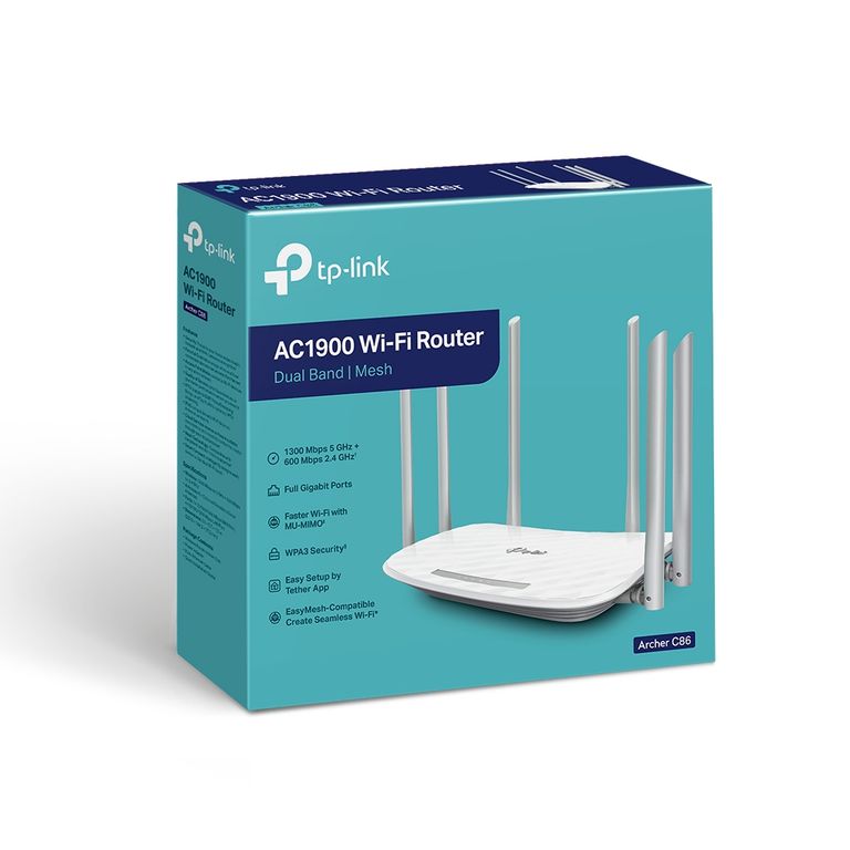 Router TP-LINK Archer C86 de Doble Banda AC1900