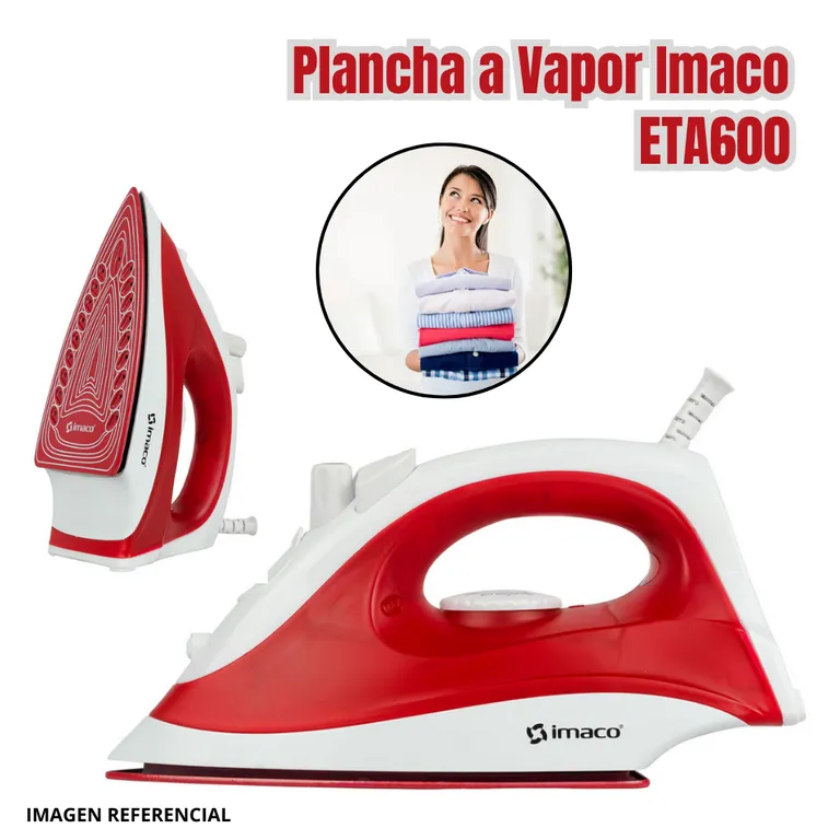 Plancha a Vapor Antiadherente - ETA600