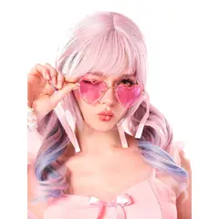 GENERICO - LENTES LOLITA CORAZON ROSADO N-002