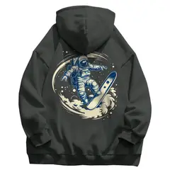 YANSUS - Polera Hombre Estampado Astronauta