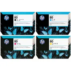 HP - Kit de Cartuchos de Tinta 80 (350 ml) Original