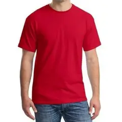 GENERICO - POLO CON CUELLO REDONDO COLOR ROJO