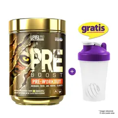 LEVEL PRO - Pre- Entreno Pre Boost 352 gr Fruit Punch + Shaker
