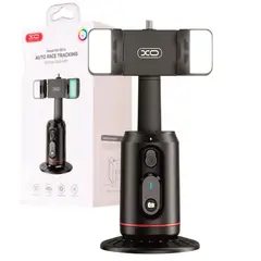 XO - Estabilizador De Celular Gimbal Ss16 Con Seguimiento Facial Y Luz Negro