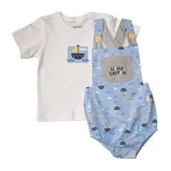 BEBELU - Conjunto Popelina Jordy Para Niño Bebelú