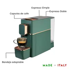 EXPRESSO DUE - Cafetera Italiana de Expresso I Verde