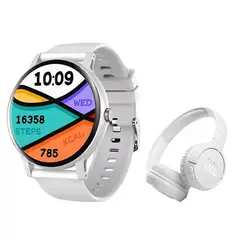 JBL - Audífonos 510BT-Blanco y Toumi Fit 2-W watch Reloj inteligente