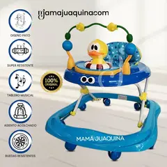 BABY - Andador con Tablero Musical «DUCKY LUCKY» 3 en 1 Dark Blue