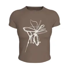 CALVIN KLEIN - T-SHIRT M/C PARA MUJERES CK