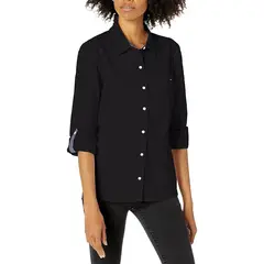 TOMMY HILFIGER - BLUSA ROLL TAB- SOLID TH