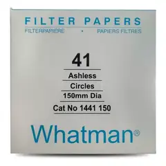 GENERICO - PAPEL FILTRO WHATMAN 41 de 150 mm CAJA X 100 UNIDADES