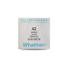 GENERICO - PAPEL FILTRO WHATMAN 42 de 150 mm CAJA X 100 UNIDADES