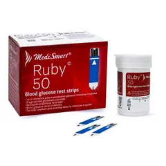 GENERICO - TIRAS REACTIVAS RUBY X 50 UNIDADES