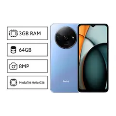 XIAOMI - Redmi A3 3GB+64GB Star Blue