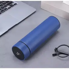 GENERICO - TERMO CON SENSOR DE TEMPERATURA - AZUL OSCURO