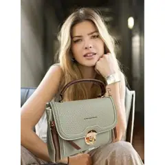 GENERICO - CROSSBODY CARTERA BOLSO DE MANO MORRAL TOTE BAG VERDE