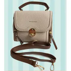 GENERICO - CROSSBODY CARTERA BOLSO DE MANO MORRAL TOTE BAG BEIGE