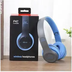 GENERICO - AUDIFONOS P47 Bluetooth Deportivos para Ipad Tablet Teléfono - Celeste