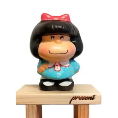 GENERICO - Adorno o alcancía Turqueza Mafalda Pintada a Mano - Present