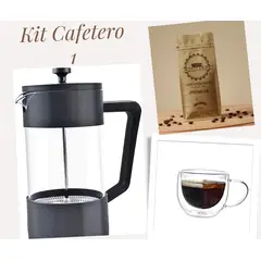 GENERICO - Kit cafetero 1 Prensa - taza - café
