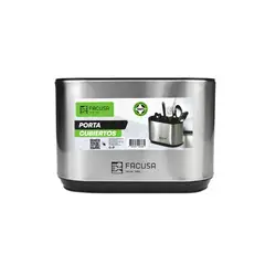 FACUSA - Porta Cubiertos de Mesa Acero Inox