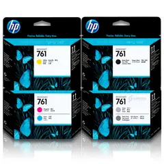 HP - Kit Cabezal 761 Amarillo MagentaCya GrayDark Gray Mate Black