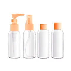 HYGGE - Set de 4 Frascos Pulverizador Contenedor de Aseo para Viaje