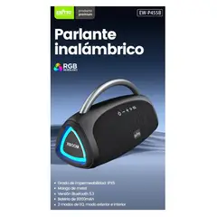 EWTTO - Parlante Bluetooth EW-P455B 8000mAh 60W 14 horas