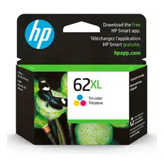HP - TINTA C2P07AL 62XL TRICOLOR ORIGINAL