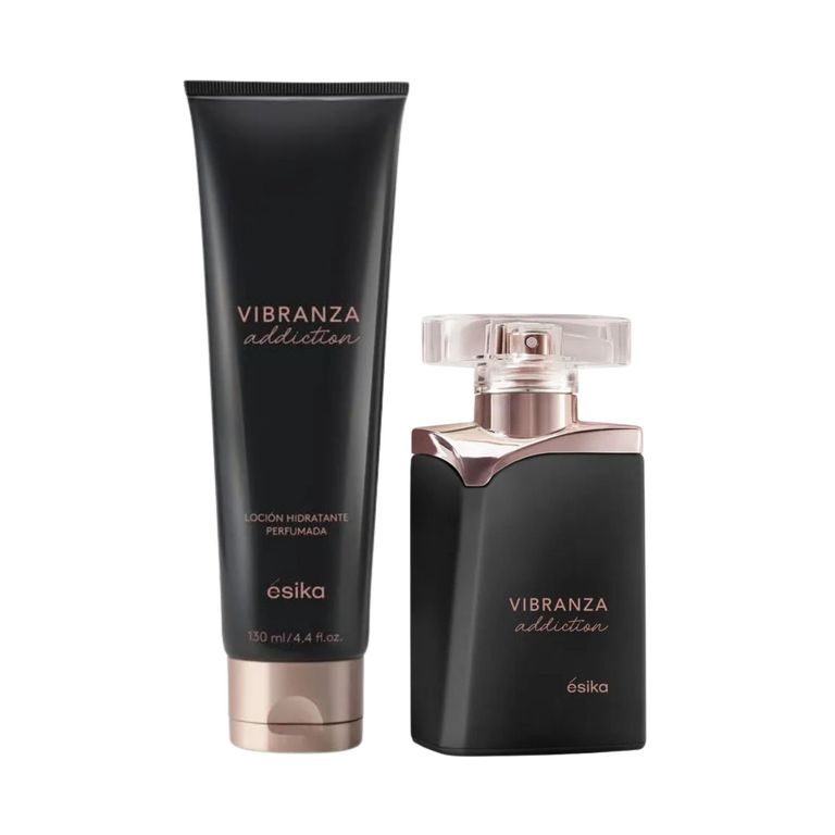 Set Perfume de Mujer Vibranza Addiction y Loción Perfumada