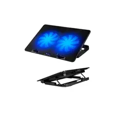 OEM - COOLER PARA LAPTO TEROS CON DOBLE VENTILADOR Y DOBLE PUERTO USB