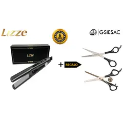 LIZZE - PACK PLANCHA EXTREME + TIJERA MICRODENTADA + TIJERA PULIDORA