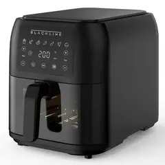 BLACKLINE - FREIDORA DE AIRE DIGITAL 8L AFT08008A NEGRO