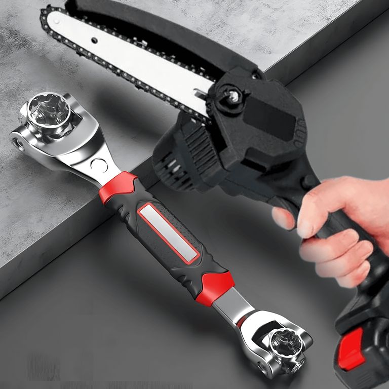 Kit Completo: Motosierra + Llave 48 en 1