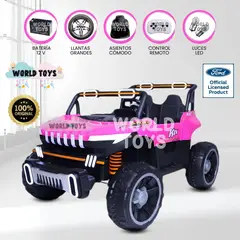 FORD - Carro a Batería 4x4 «FORD JETTY» Todo Terreno Pink