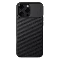 NILLKIN - Case CamShield Magnetic para iPhone 16 Pro Max -Carcasa -Negro